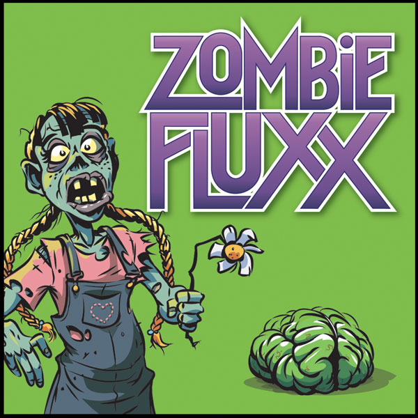 Image: Zombie Fluxx Card Game Display Box  - 