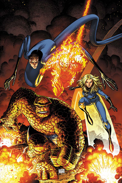 Image: Fantastic Four by Art Adams Poster  - Marvel Comics