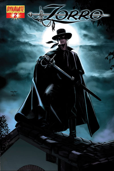 Image: Zorro #2 (Mike Mayhew/Dean White Cover) - D. E./Dynamite Entertainment