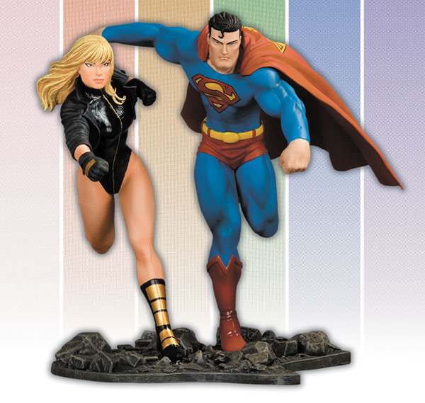 Image: JLA Build-a-Scene Statue Part 2: Superman & Black Canary  - 