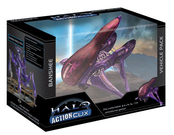 Image: Halo Actionclix: Banshee Vehicle Pack  - Wizkids LLC