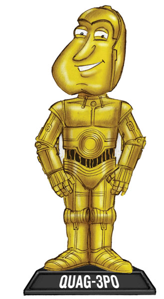 Family Guy Blue Harvest Wacky Wobbler Bobble-ead: Quag-3PO