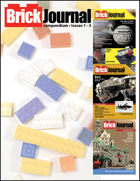 Image: Brickjournal Compendium Vol. 01: Issues 1-3 SC  - Twomorrows Publishing