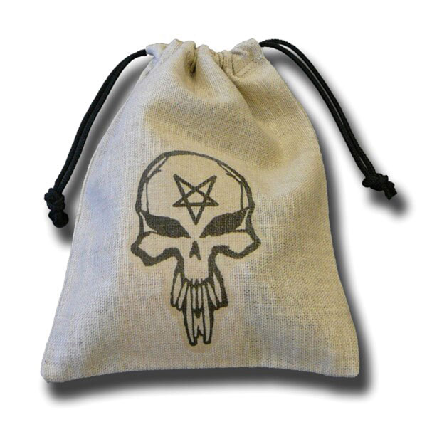 Image: Skull Dice Bag  - Q-Workshop.com