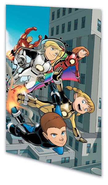 Image: Iron Man / Power Pack: Armored & Dangerous  (digest) - Marvel Comics