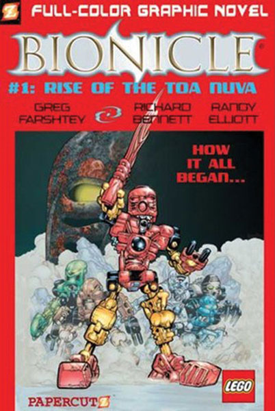 Image: Bionicle Graphic Novel Vol. 01: Rise of the Toa Nuva SC  - Papercutz