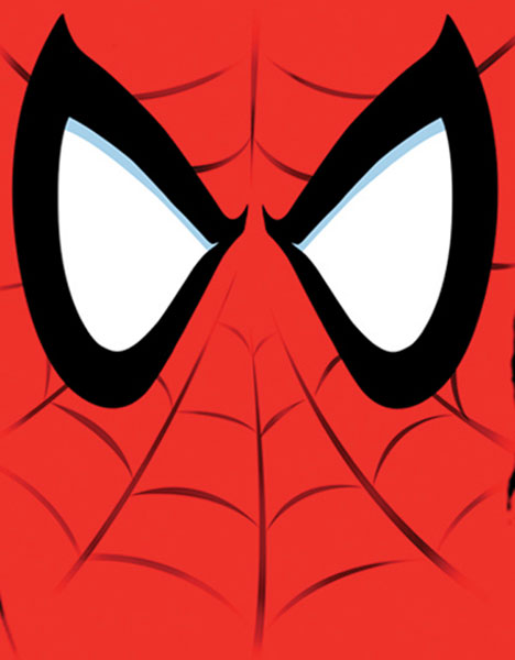 Image: Spider-Man T-Shirt: 'Eye of the Spider' Red  (L) - 