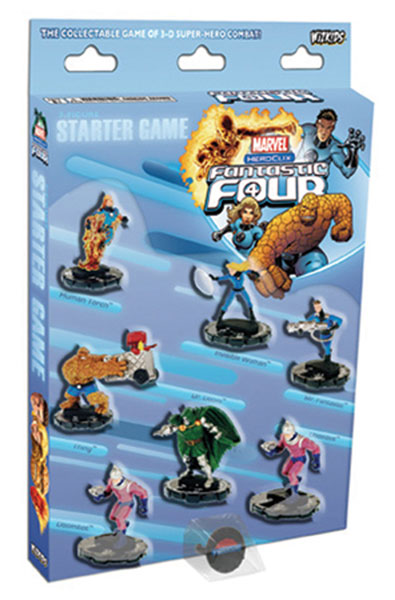 Image: Marvel Heroclix: Fantastic Four 7-Figure Starter Set  - Wizkids LLC