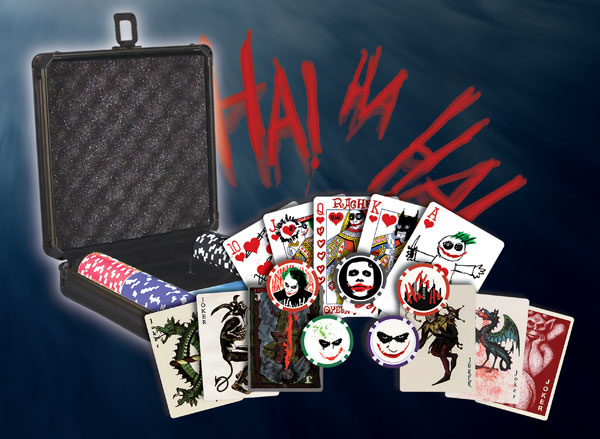 Image: Dark Knight Joker Poker Set  - 