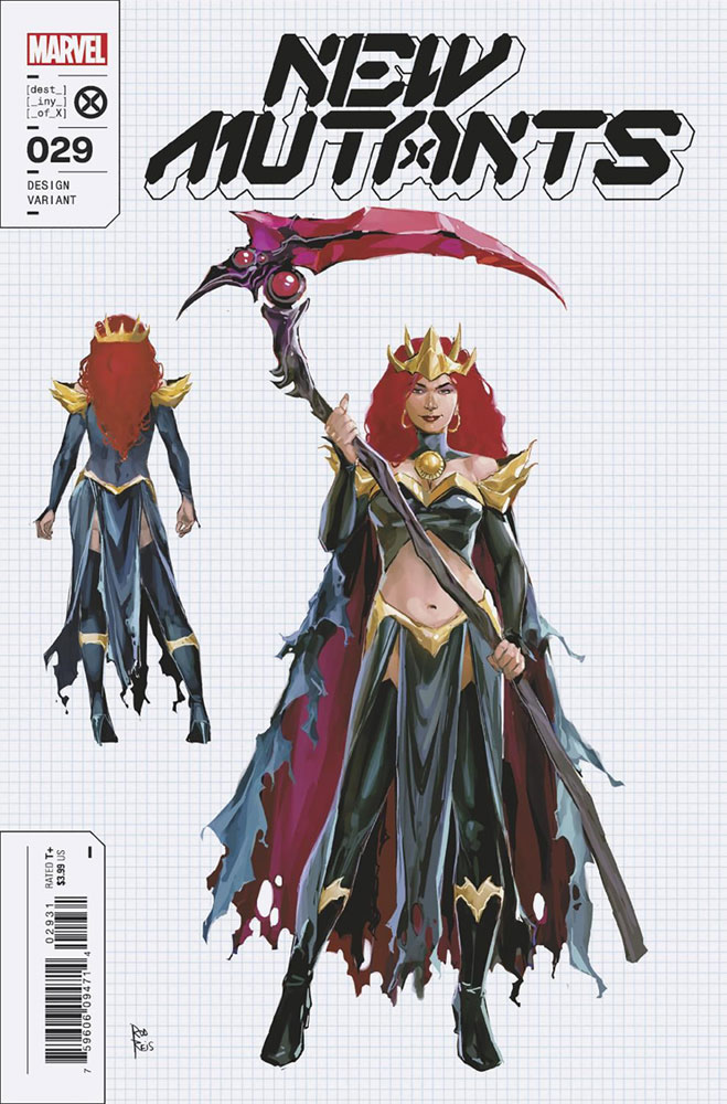 Image: New Mutants #29 (incentive 1:10 Design cover - Reis)  [2022] - Marvel Comics