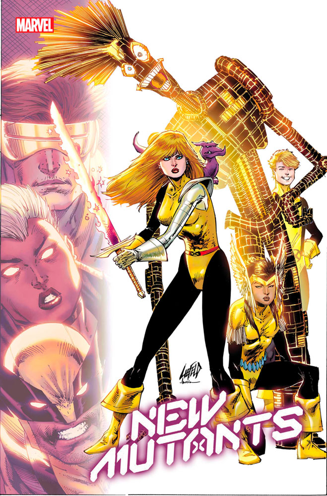 Image: New Mutants #30 (variant cover - Liefeld) - Marvel Comics