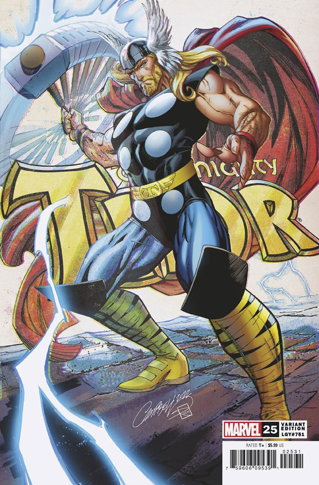 Image: Thor #25 (variant cover - Campbell)  [2022] - Marvel Comics
