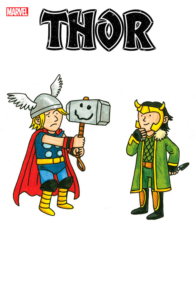 Image: Thor #33 (variant cover - Jeffrey Brown) - Marvel Comics