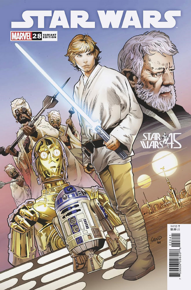 Star Wars #28 (variant A New Hope 45th Anniversary cover - Land) [2022 ...