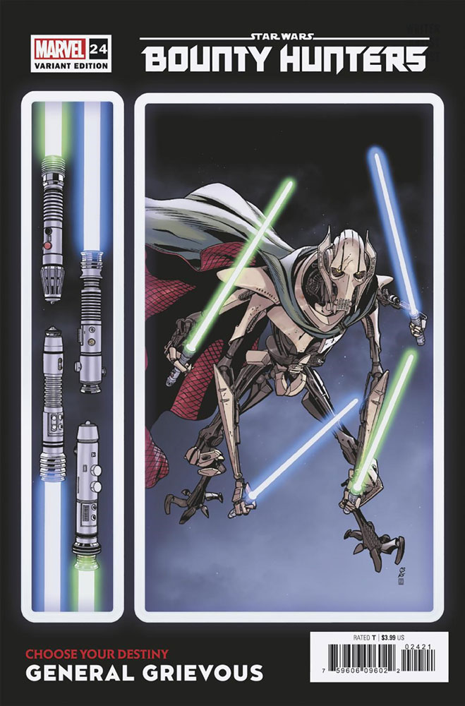 Image: Star Wars: Bounty Hunters #24 (variant Choose Your Destiny cover - Sprouse)  [2022] - Marvel Comics
