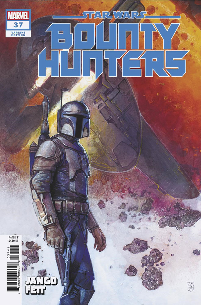Image: Star Wars: Bounty Hunters #37 (variant Jango Fett cover - Alex Maleev) - Marvel Comics