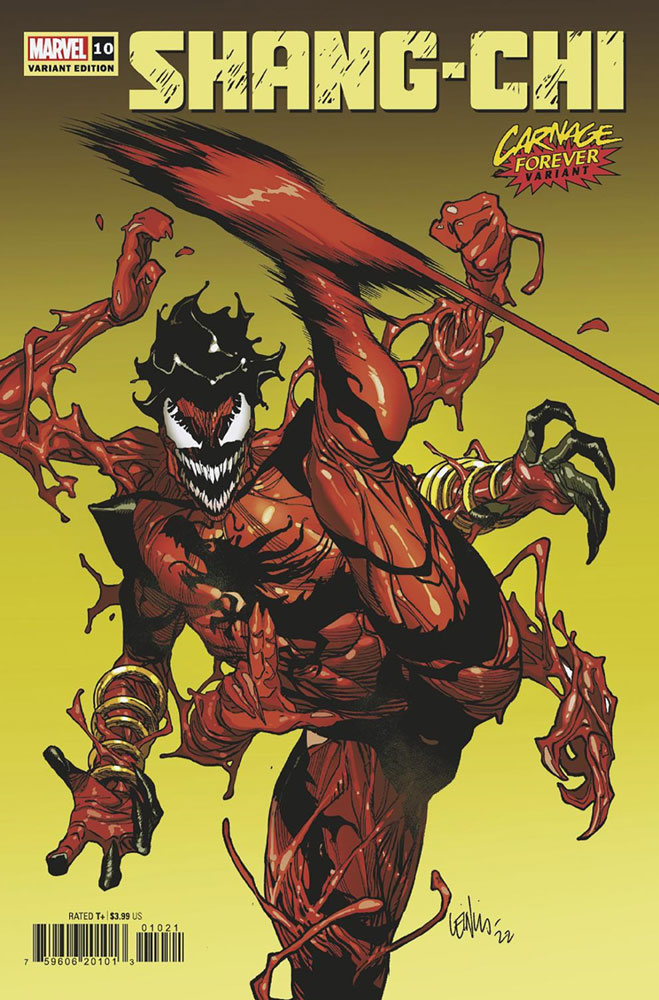 Image: Shang-Chi #10 (variant Carnage Forever cover - Yu)  [2022] - Marvel Comics