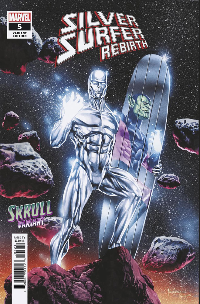 Image: Silver Surfer Rebirth #5 (variant Skrull cover - Suayan)  [2022] - Marvel Comics