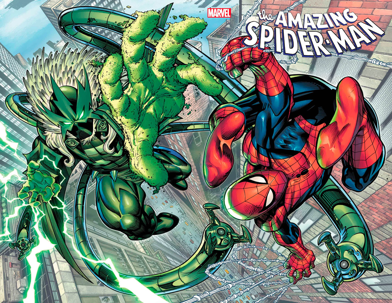 Image: Amazing Spider-Man #6 (variant wraparound cover - McGuinness) - Marvel Comics