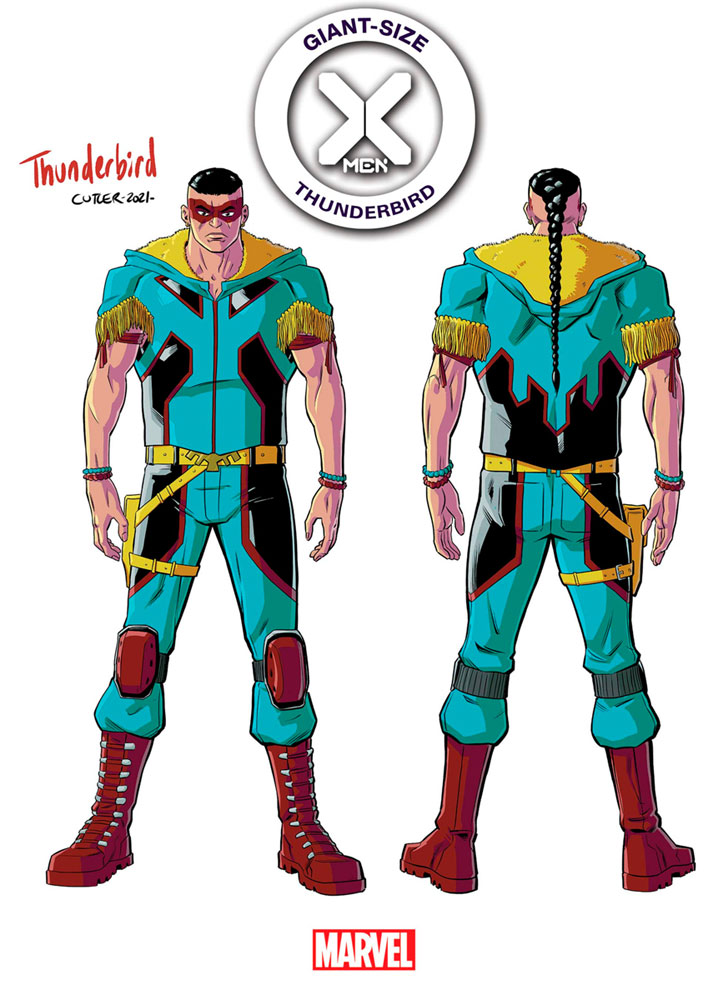 Image: Giant-Size X-Men: Thunderbird #1 (incentive 1:10 Design cover - Cutler)  [2022] - Marvel Comics