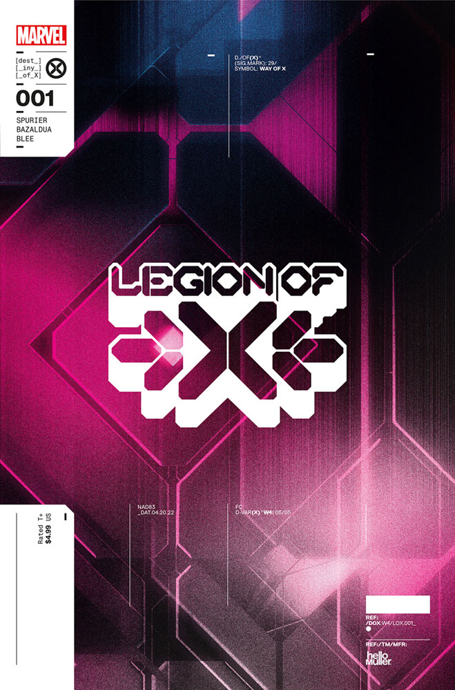 Image: Legion of X #1 (incentive 1:10 Design cover - Muller)  [2022] - Marvel Comics