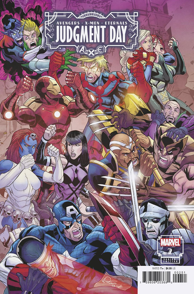 Image: A.X.E.: Judgment Day #2 (variant cover - Lubera) - Marvel Comics