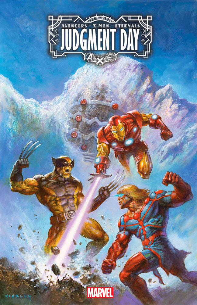 Image: A.X.E.: Judgment Day #3 (incentive 1:50 cover - Horley)  [2022] - Marvel Comics