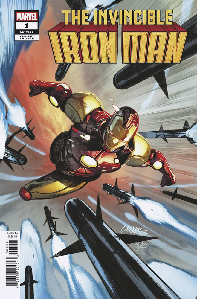 Image: Invincible Iron Man #1 (incentive 1:25 - Larraz)  [2022] - Marvel Comics