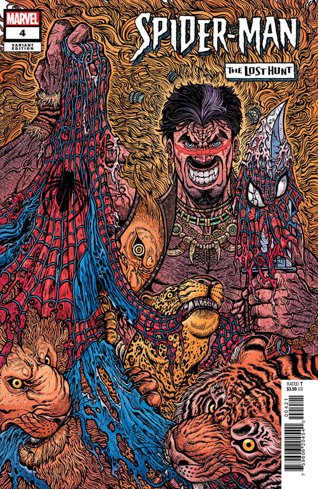 Image: Spider-Man: The Lost Hunt #4 (variant cover - Wolf) - Marvel Comics