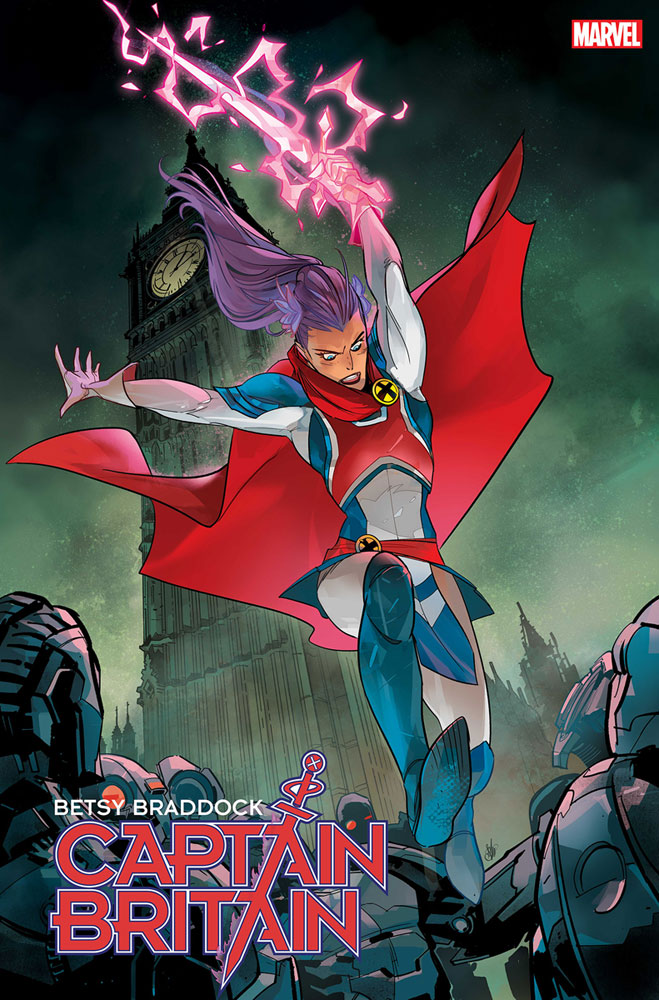 Image: Betsy Braddock: Captain Britain #1 (incentive 1:25 cover - Schmidt)  [2023] - Marvel Comics