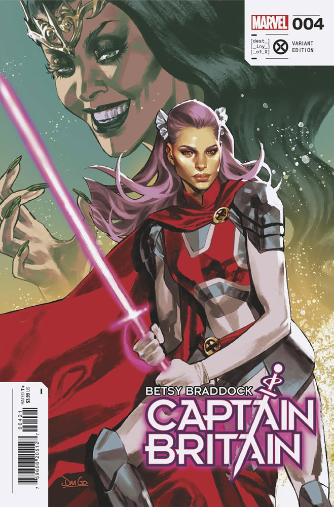 Image: Betsy Braddock: Captain Britain #4 (variant cover - Davi Go) - Marvel Comics