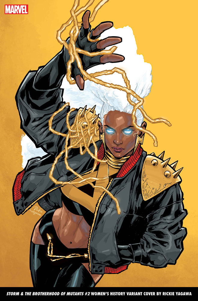 Image: Storm and the Brotherhood of Mutants #2 (variant Women's History Month cover - Rickie Yagawa)  [2023] - Marvel Comics