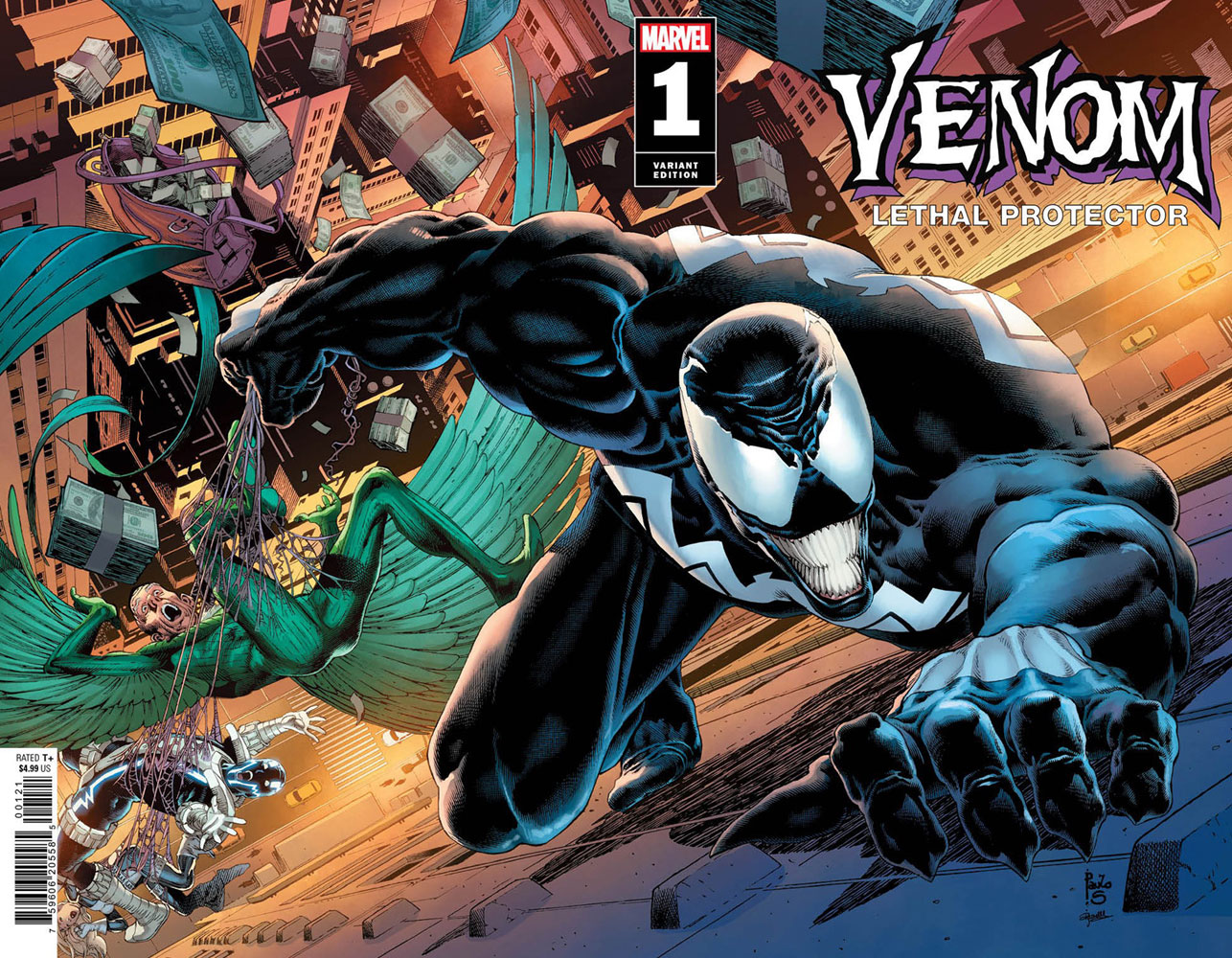 Image: Venom: Lethal Protector II #1 (incentive 1:25 Wrpad cover - Siqueira) - Marvel Comics