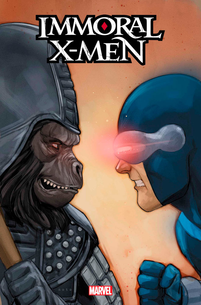 Image: Immoral X-Men #1 (variant Planet of the Apes cover - Noto) - Marvel Comics