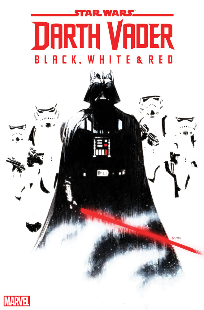 Image: Star Wars: Darth Vader - Black, White and Red #1 (incentive 1:25 cover - Andrews)  [2023] - Marvel Comics