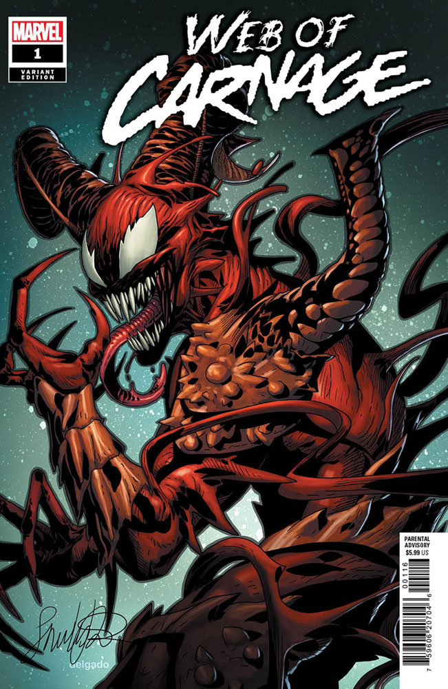 Image: Web of Carnage #1 (incentive 1:25 cover - Salvador Larroca) - Marvel Comics