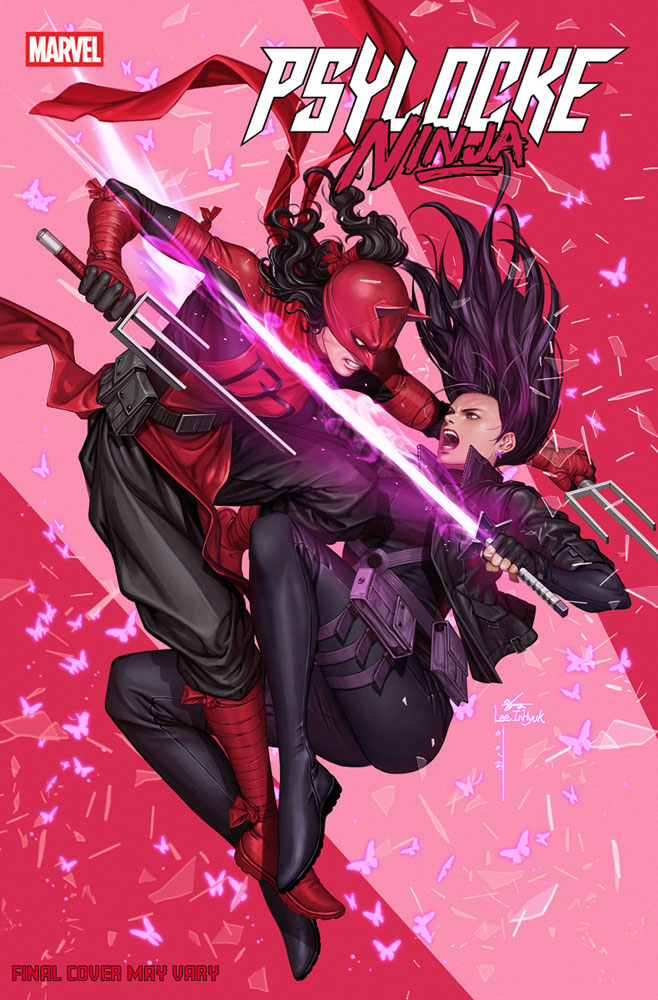 Psylocke: Ninja #3 (variant Versus Elektra cover - Inhyuk Lee