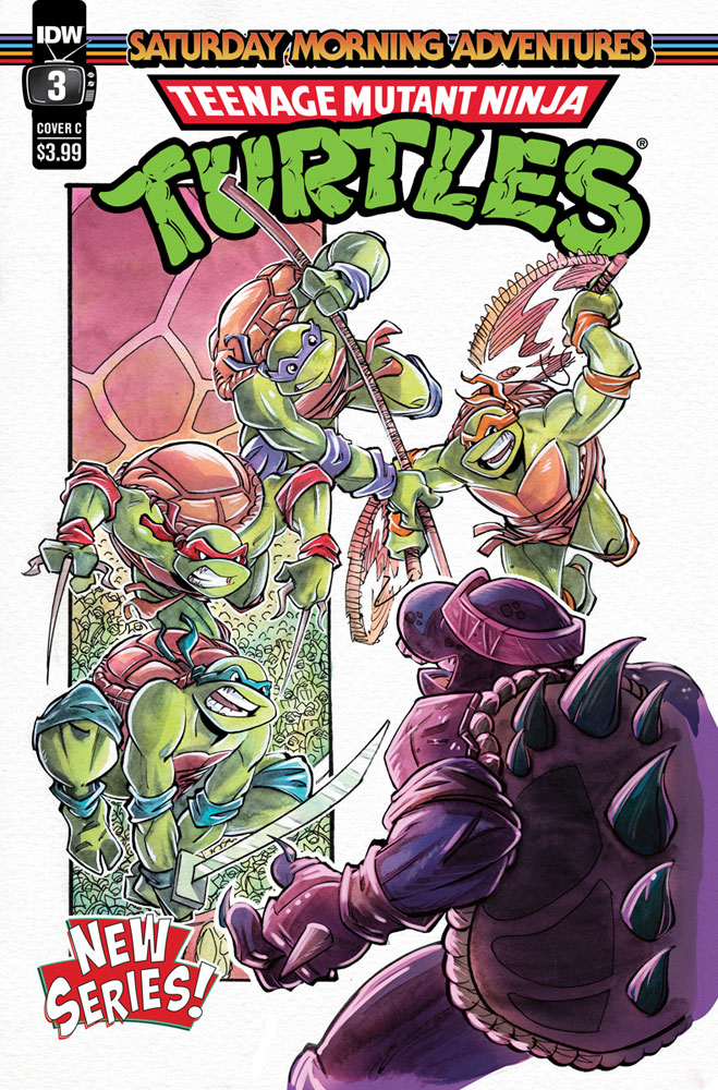 Image: Teenage Mutant Ninja Turtles: Saturday Morning Adventures [2023] #3 (cover C - Daley) - IDW Publishing