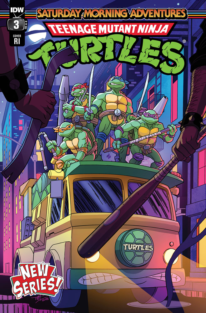 Image: Teenage Mutant Ninja Turtles: Saturday Morning Adventures [2023] #3 (cover D incentive 1:10 - Levins) - IDW Publishing
