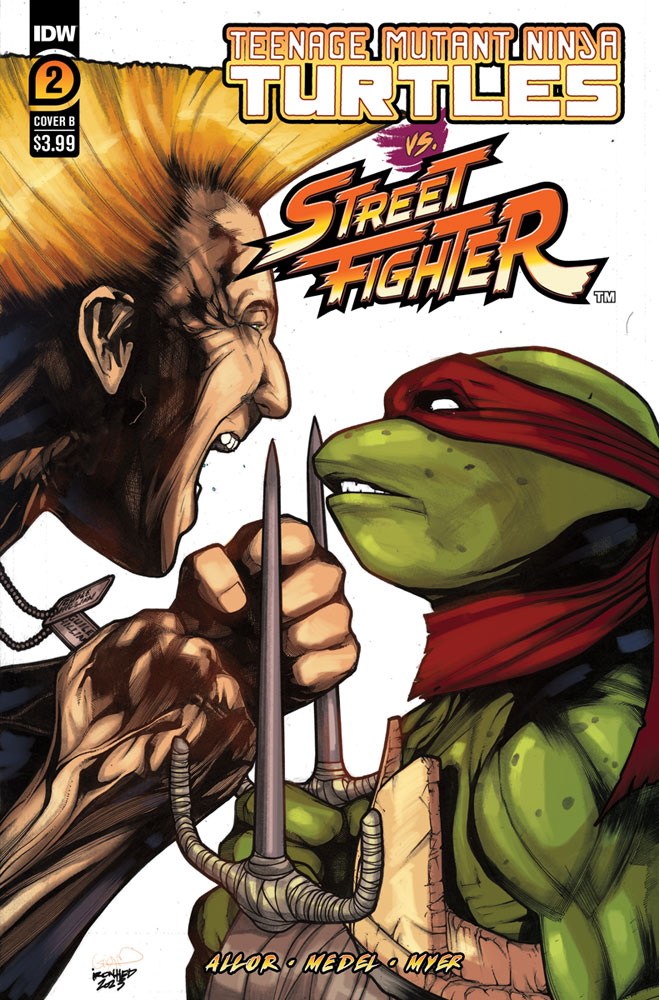 Image: Teenage Mutant Ninja Turtles vs. Street Fighter #2 (cover B - Sanchez) - IDW Publishing