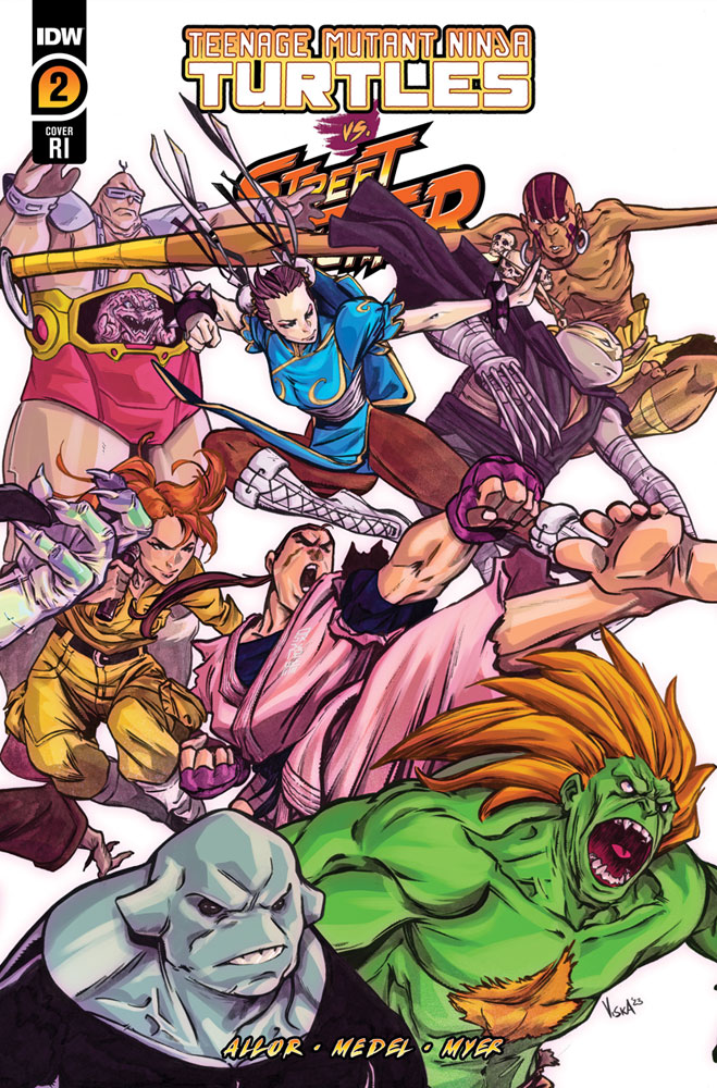 Image: Teenage Mutant Ninja Turtles vs. Street Fighter #2 (cover D incentive 1:25 - TBD) - IDW Publishing