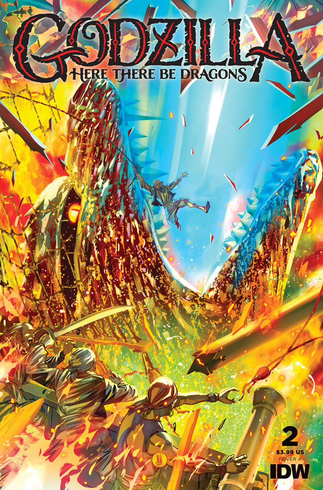 Image: Godzilla: Here There be Dragons #2 (cover A - Miranda)  [2023] - IDW Publishing