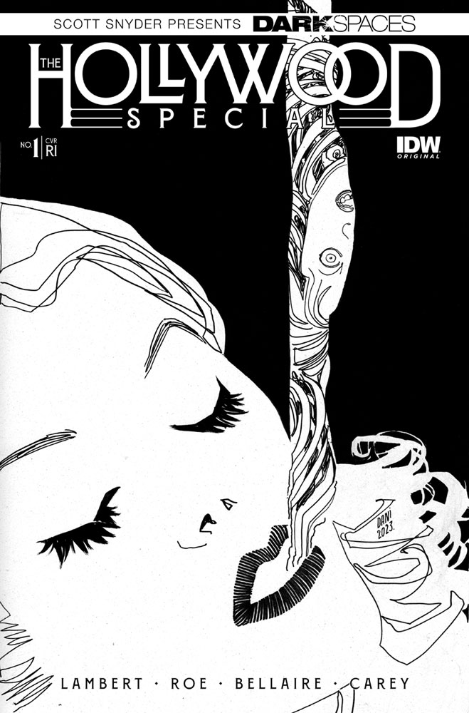 Image: Dark Spaces: Hollywood Special #1 (cover D incentive 1:25 - Dani B&W) - IDW