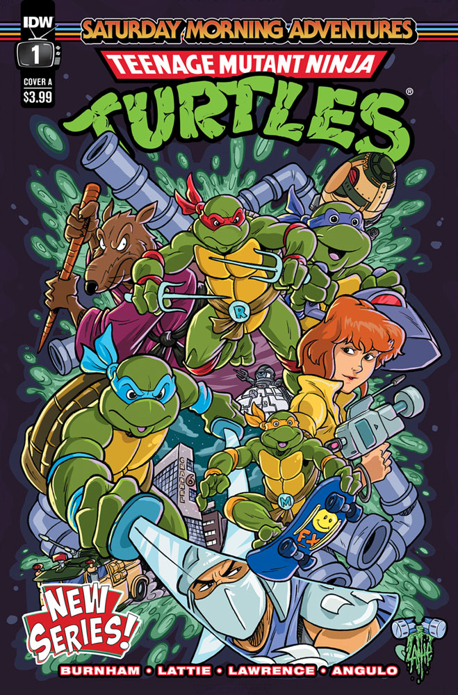 Image: Teenage Mutant Ninja Turtles: Saturday Morning Adventures Continued #1 (cover A - Lattie) - IDW Publishing