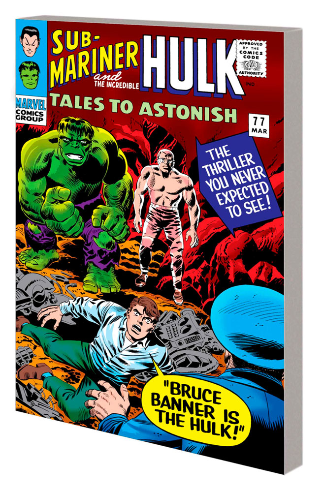 Image: Mighty Marvel Masterworks Incredible Hulk Vol. 03: Less Than Monster, More Than Man SC  (Direct Market edition) - Marvel Comics