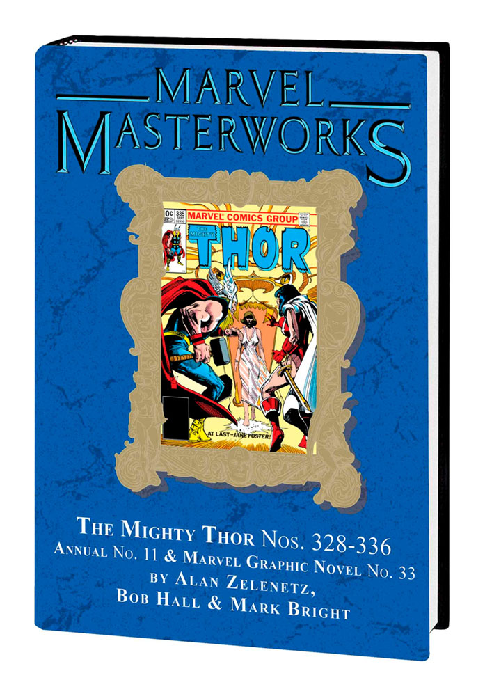 Image: Marvel Masterworks Mighty Thor Vol. 22 HC  (variant DM cover - Bill Sienkiewicz) (348) - Marvel Comics