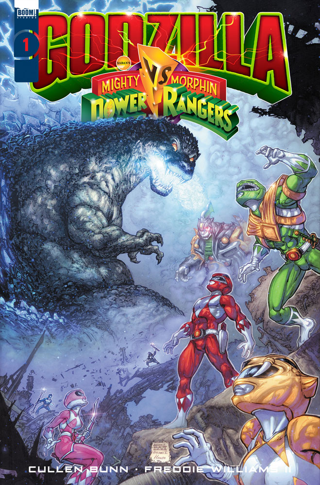 Image: Godzilla vs. the Mighty Morphin Power Rangers SC  - IDW Publishing
