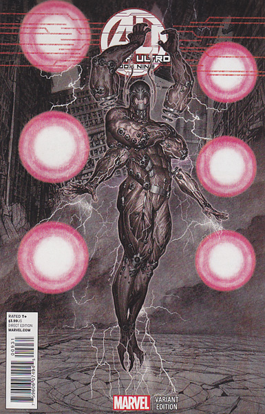 Image: Age of Ultron #9 (He Kim Ultron variant cover) - Marvel Comics