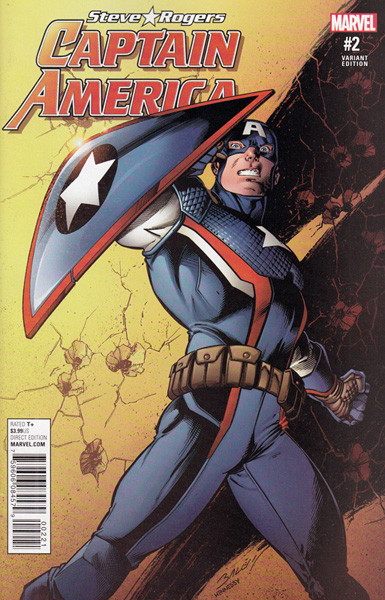Image: Captain America: Steve Rogers #2 (variant cover - Bagley)  [2016] - Marvel Comics