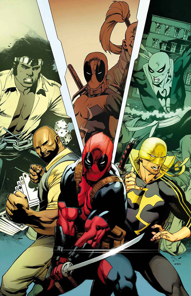 Image: Deadpool #13 (variant cover - Stevens Power Man and Iron Fist)  [2016] - Marvel Comics